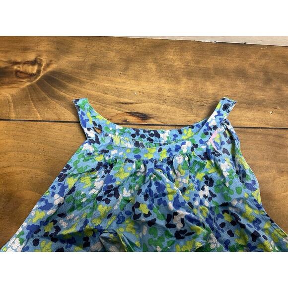 Lilly Pulitzer Women’s Floral Oops Spilled It Again Ruffle Front Silk Top Size 6 - Picture 3 of 9